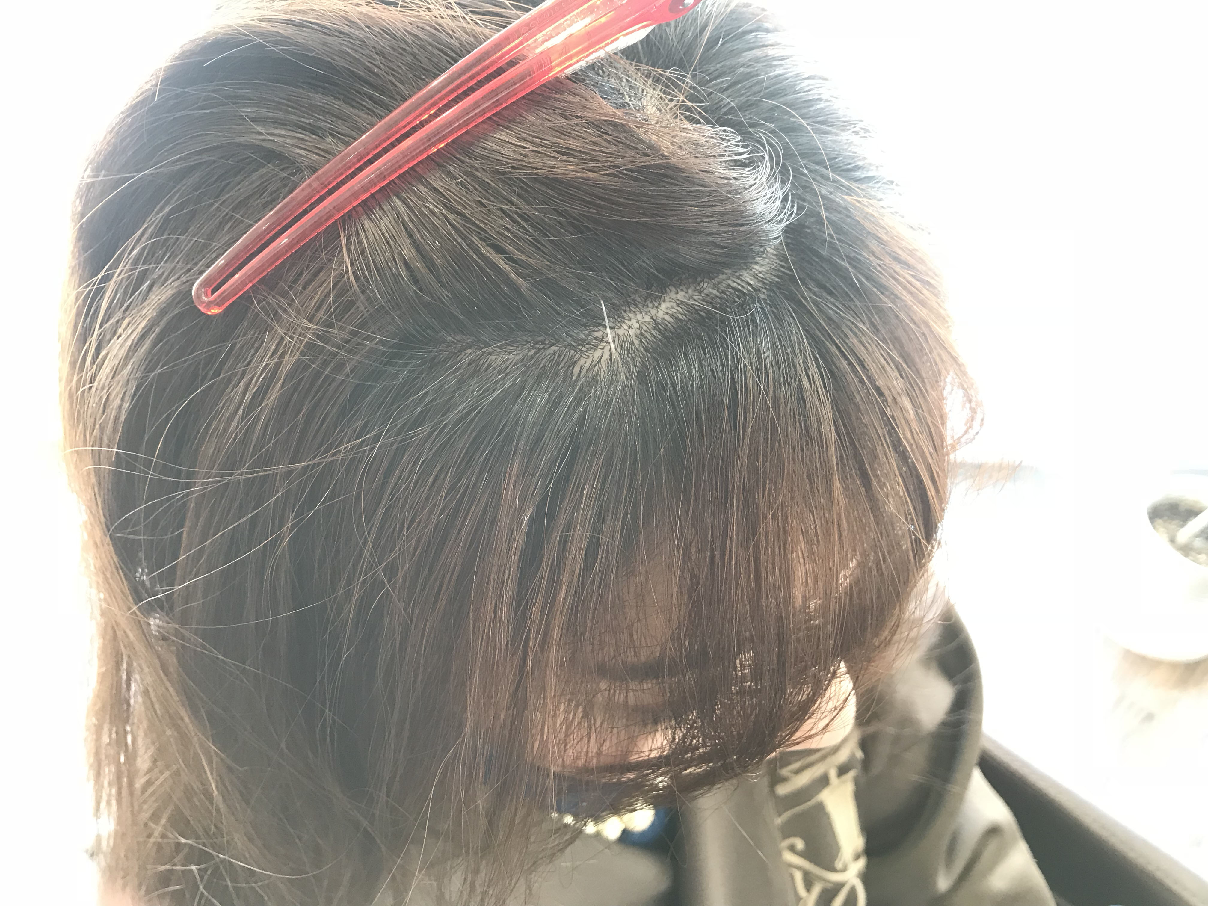 前髪 顔まわり 内側の気になる部分に 銀座で髪質改善縮毛矯正 ブログ 銀座美容室カロン銀座 Calon ヘアカラーサロン